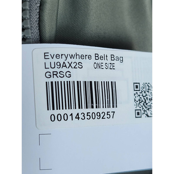 Lululemon Everywhere Belt Bag Grey Sage One Size - Picture 8 of 9